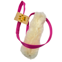 Paws Made Luxury Sheepskin Flat XL Tugger Tug Tug Agility Dog Toy Handmade in UK EXTRA LONG