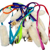 Paws Made Luxury Sheepskin Flat XL Tugger Tug Tug Agility Dog Toy Handmade in UK EXTRA LONG