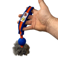 Paws Made MINI Power Paws Pocket - Petal Ball Throw Dog Toy Tugger