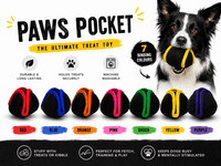 Paws Made™ Paws Pocket ™  Agility Petal  Training Ball Easy Reward Treat