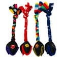 Paws Made ™ Paws Pocket ™ Petal Ball  SOFT FLEECE EXTRA LONG Tug with handle Treat Dispensing Tugger