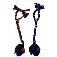 Paws Made ™ Paws Pocket™ SOFT REGULAR Fleece  Tug with handle Treat Dispensing Tugger