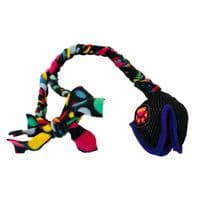 Paws Made ™ Paws Pocket™ SOFT REGULAR Fleece  Tug with handle Treat Dispensing Tugger