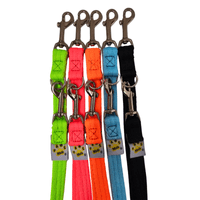 Paws Made Police Lead 20mm – 3 Stage Adjustable Double Clip Dog Lead  UK Made