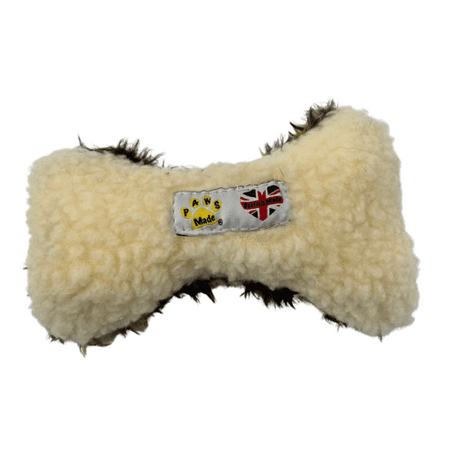 Paws Made Puppy Plush Bone with Squeaker