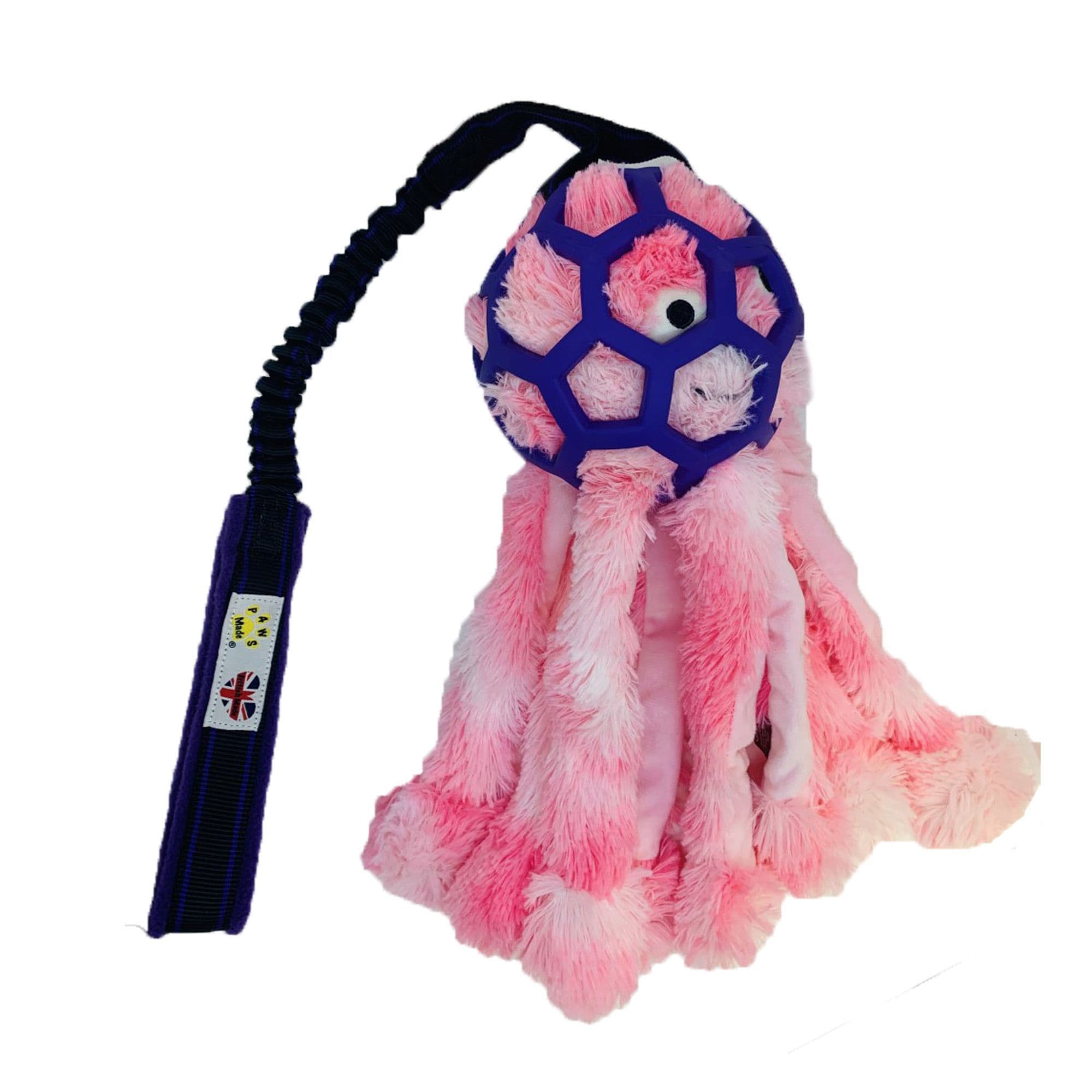 Paws Made Sebastian s Spawn Dog Toy Large Holee Ball Bungee and Octopus