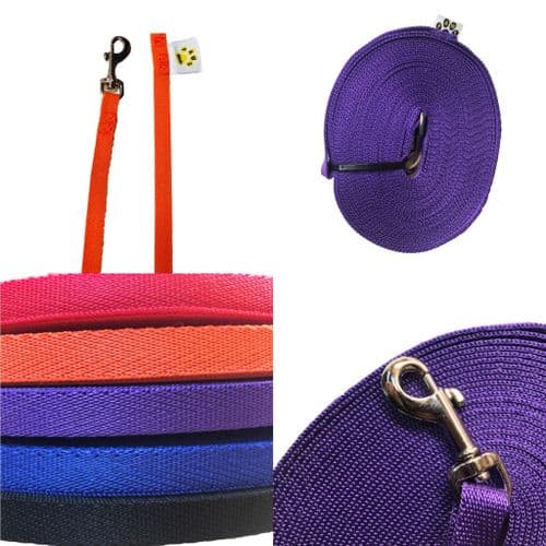 Paws Made Small BUT Mighty Long Line - Light Weight Dog Training Lead