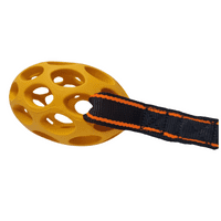 Paws Made Standard Rugby Ball With Bungee Handle  Dog agility training toy Puppy chase interactive