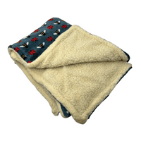 Paws Made Super Soft Blanket - BEE & LADYBIRD - Crate Cage Blanket Dog Bed