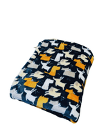 Paws Made Super Soft Blanket - NAVY DOG V2 - Crate Cage Blanket Dog Bed
