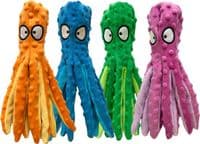 Paws Made™ Tuggerpus Bungee Rugby Lattice Cyber with Octopus Crinkle Legs Squeaker