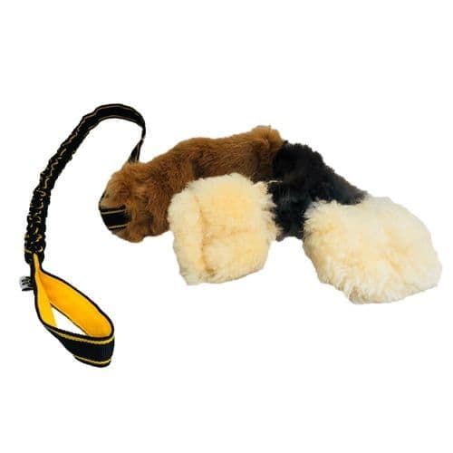 Paws Made Waggle! - Extra long bungee, Squeaker, Sheep, Rabbit & Faux