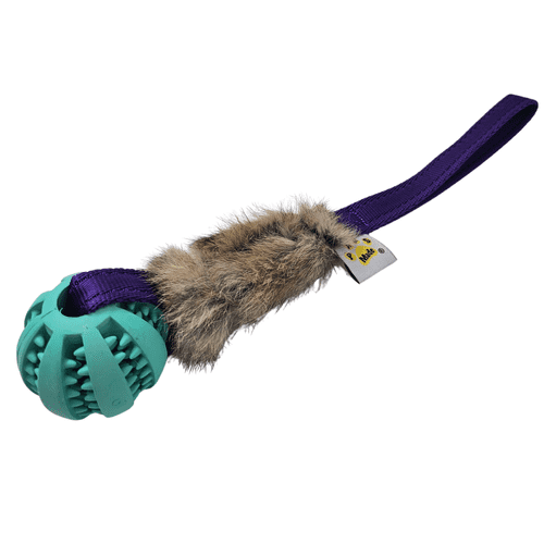 Paws Made™ " Heather " Bunny Rabbit Dental Ball Tug