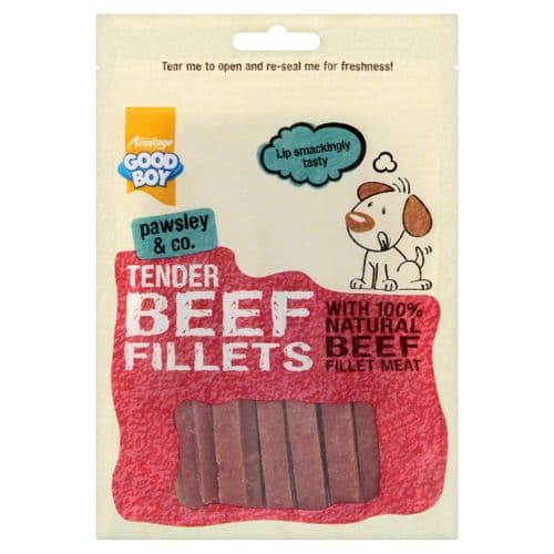 Pawsley Tender Beef Fillets 90g Dog Treat