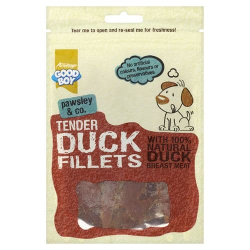 Pawsley Tender Duck Fillets 90g Dog Treat