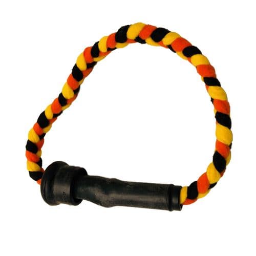 PawsMade Paws Made Moo Moo Fleece Tugger -Upcycled Milk liner Dog Toy