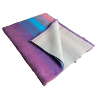 Pawstrading™ 3 WAY RAINBOW Anti-Slip Backed Veterinary Fleece Bedding