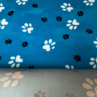 Pawstrading™ Anti-Slip Backed Veterinary Fleece Bedding Dog Bed / Mat AQUA BLUE