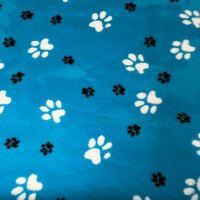 Pawstrading™ Anti-Slip Backed Veterinary Fleece Bedding Dog Bed / Mat AQUA BLUE
