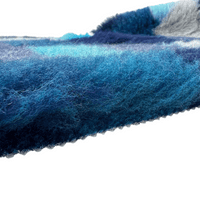 Pawstrading™ Anti-Slip Backed Veterinary Fleece Bedding Dog Bed / Mat Blue Patchwork