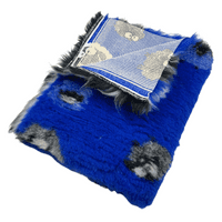 Pawstrading™ Anti-Slip Backed Veterinary Fleece Bedding Dog Bed / Mat BLUE SHEEP