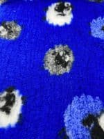 Pawstrading™ Anti-Slip Backed Veterinary Fleece Bedding Dog Bed / Mat BLUE SHEEP