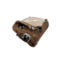 Pawstrading™ Anti-Slip Backed Veterinary Fleece Bedding Dog Bed / Mat BROWN SHEEP Vet Bed