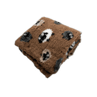 Pawstrading™ Anti-Slip Backed Veterinary Fleece Bedding Dog Bed / Mat BROWN SHEEP Vet Bed