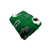 Pawstrading™ Anti-Slip Backed Veterinary Fleece Bedding Dog Bed / Mat GREEN SHEEP