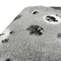 Pawstrading™ Anti-Slip Backed Veterinary Fleece Bedding Dog Bed / Mat GREY SHEEP