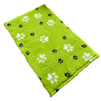 Pawstrading™ Anti-Slip Backed Veterinary Fleece Bedding Dog Bed / Mat LIME GREEN