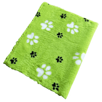 Pawstrading™ Anti-Slip Backed Veterinary Fleece Bedding Dog Bed / Mat LIME GREEN