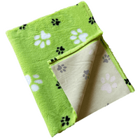 Pawstrading™ Anti-Slip Backed Veterinary Fleece Bedding Dog Bed / Mat LIME GREEN