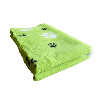 Pawstrading™ Anti-Slip Backed Veterinary Fleece Bedding Dog Bed / Mat LIME GREEN