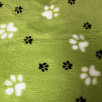 Pawstrading™ Anti-Slip Backed Veterinary Fleece Bedding Dog Bed / Mat LIME GREEN