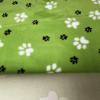 Pawstrading™ Anti-Slip Backed Veterinary Fleece Bedding Dog Bed / Mat LIME GREEN
