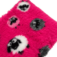 Pawstrading™ Anti-Slip Backed Veterinary Fleece Bedding Dog Bed / Mat PINK SHEEP