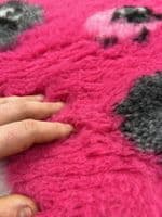 Pawstrading™ Anti-Slip Backed Veterinary Fleece Bedding Dog Bed / Mat PINK SHEEP