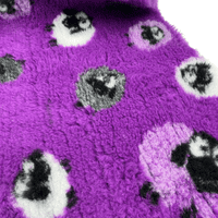 Pawstrading™ Anti-Slip Backed Veterinary Fleece Bedding Dog Bed / Mat PURPLE SHEEP