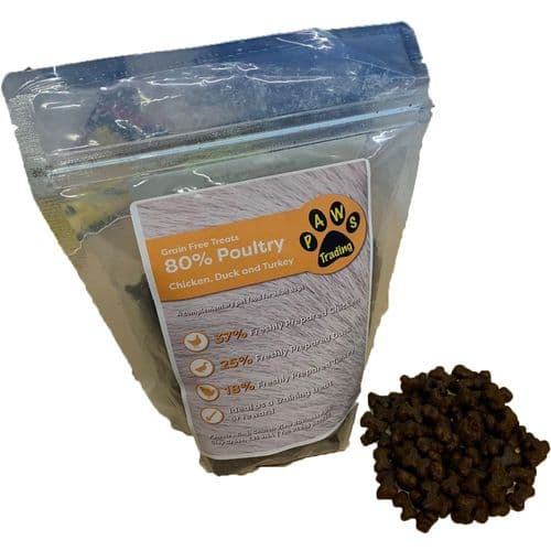 Pawstrading™ Grain Free 80% POULTRY Training treats