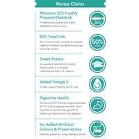 Pawstrading ™ GRAIN FREE Adult Haddock with Sweet Potato & Parsley - Whole dog food Dry Kibble