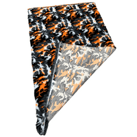 Pawstrading™ ORANGE CAMO Anti-Slip Backed Veterinary Fleece Bedding Vet Bed Mat