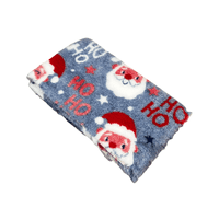 Pawstrading™ Premium Christmas HOHOHO Santa Anti-Slip Backed Vet Bedding Fleece Bed