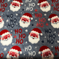 Pawstrading™ Premium Christmas HOHOHO Santa Anti-Slip Backed Vet Bedding Fleece Bed