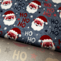 Pawstrading™ Premium Christmas HOHOHO Santa Anti-Slip Backed Vet Bedding Fleece Bed