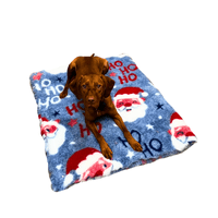 Pawstrading™ Premium Christmas HOHOHO Santa Anti-Slip Backed Vet Bedding Fleece Bed