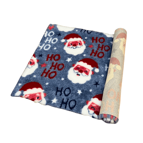 Pawstrading™ Premium Christmas HOHOHO Santa Anti-Slip Backed Vet Bedding Fleece Bed