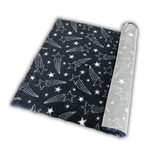 Pawstrading™ Premium Shooting STAR CHARCOAL (Dark Grey) Anti-Slip Backed Vet Bedding Fleece Bed
