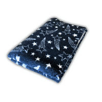 Pawstrading™ Premium Shooting STAR CHARCOAL (Dark Grey) Anti-Slip Backed Vet Bedding Fleece Bed