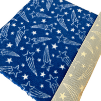 Pawstrading™ Premium Shooting STAR Navy BLUE Anti-Slip Backed Vet Bedding Fleece Bed